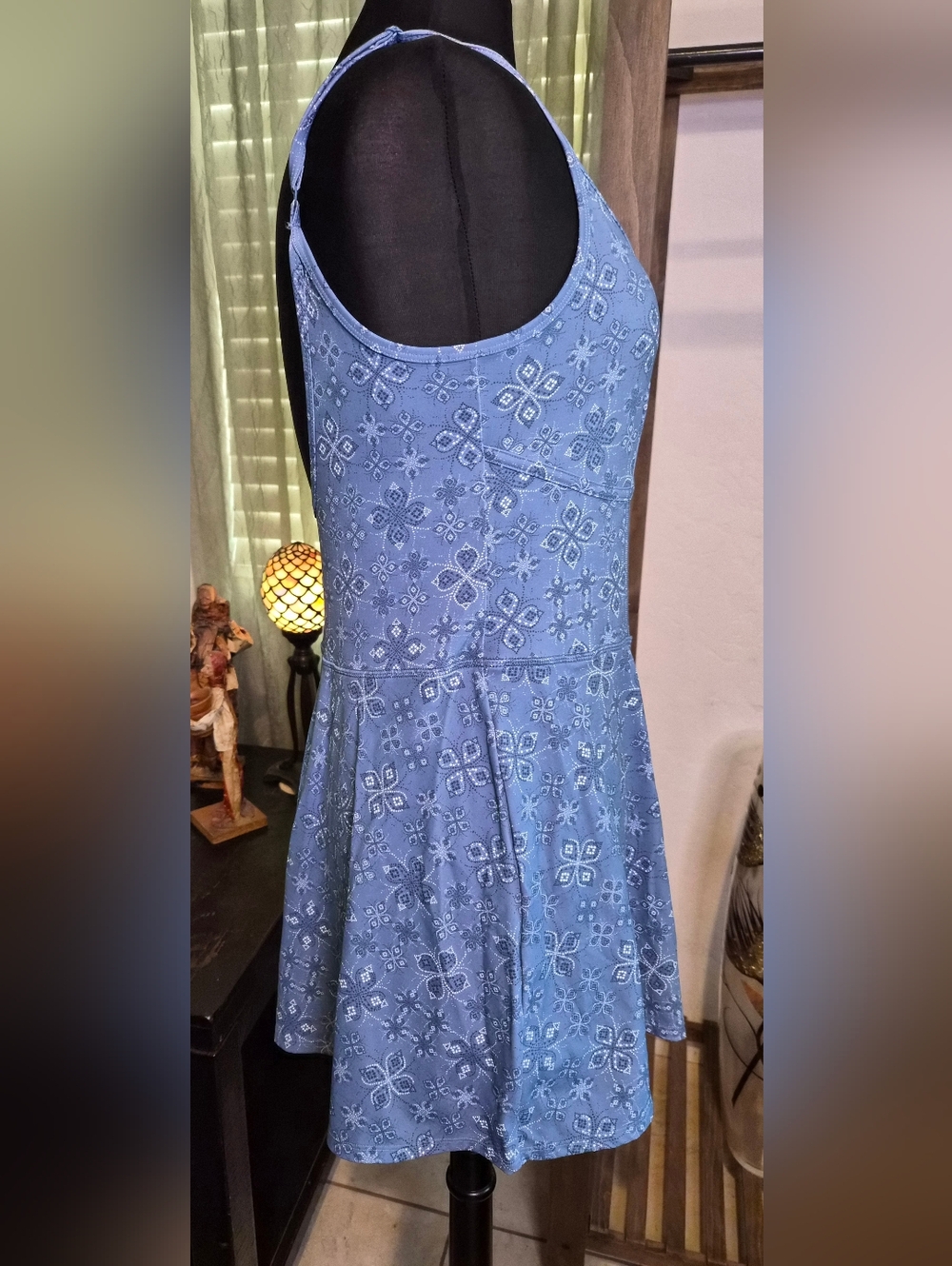 JoyLab Faux-Denim Romper #0220 - Picture 7 of 14